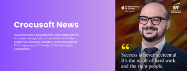 Rufat Babakishiyev winner of Best Customer Solutions award at EY Entrepreneur Of The Year 2026