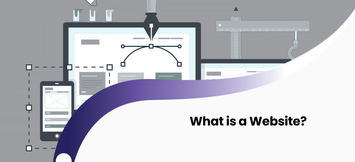 How a website works infographic showing client-server request and response cycle